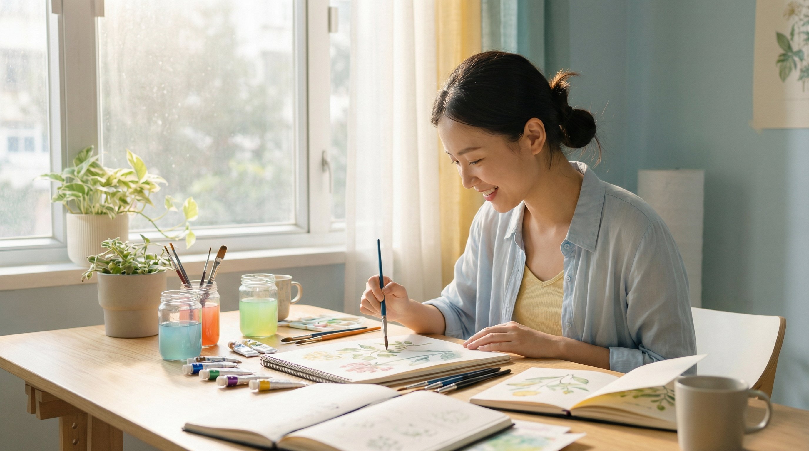 每日吃瓜传媒 - 水彩绘画教程